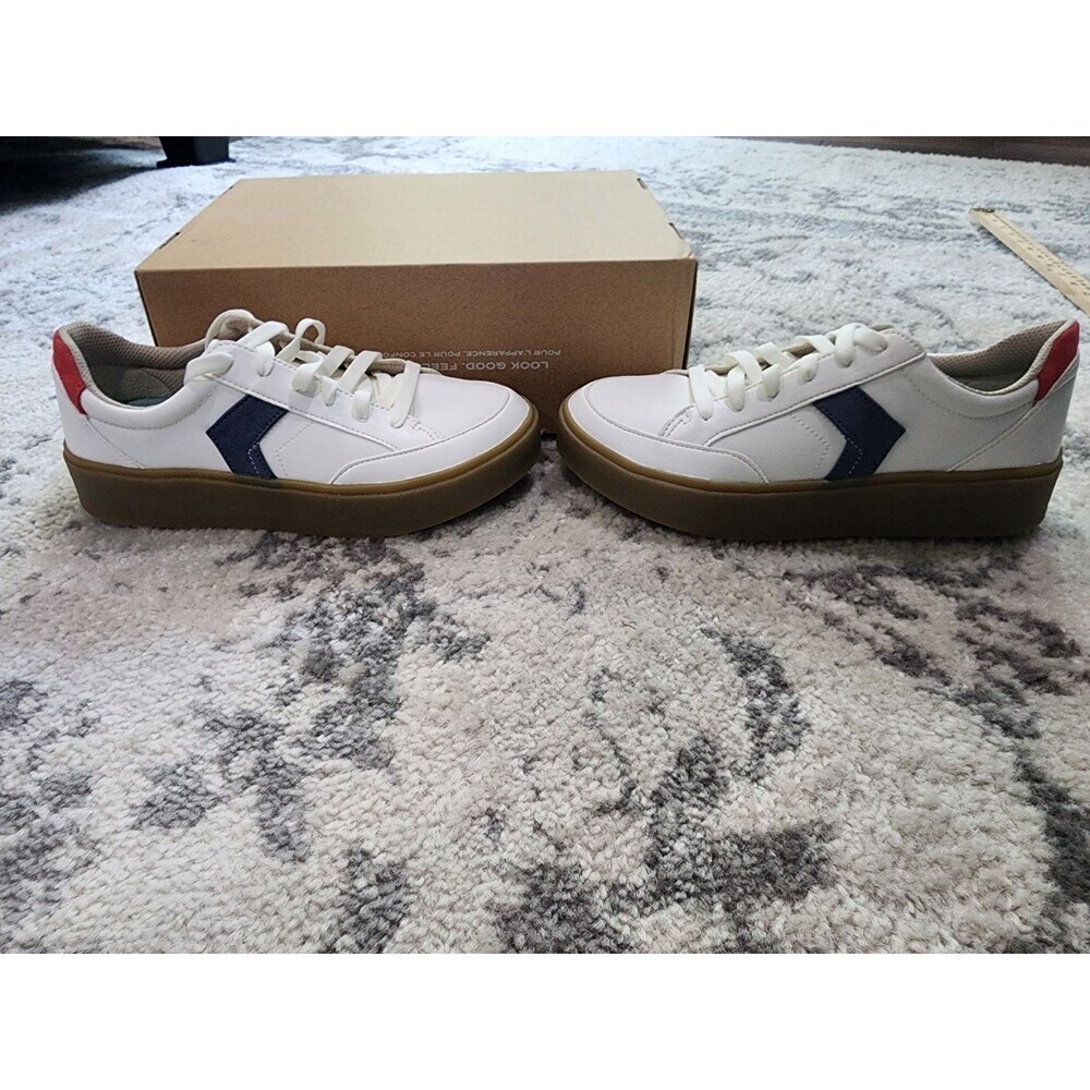 Dr. Scholl's Size 6.5M Madison Lace Womens Fashion Sneakers White Nylon - Picture 2 of 9
